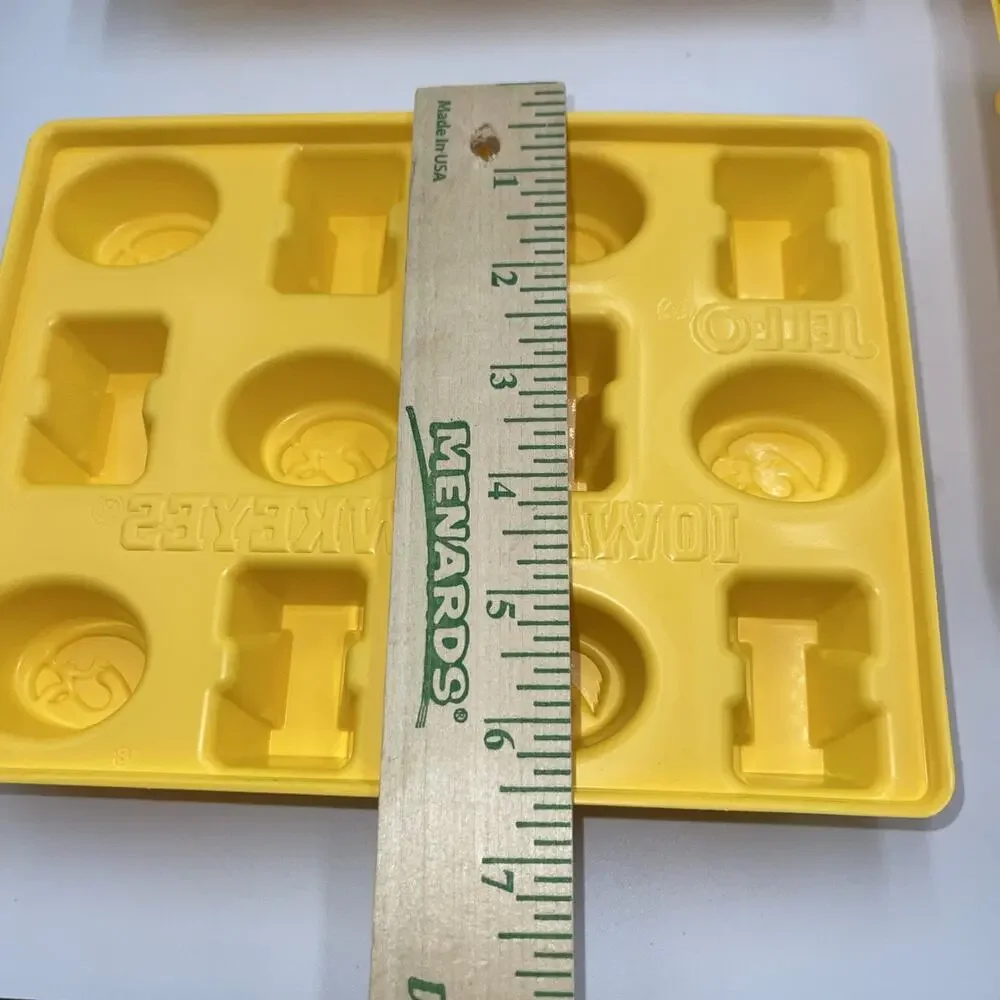 IOWA Hawkeyes JELL-O Jigglers‎ Molds Jello Shot Molds Set Of 6